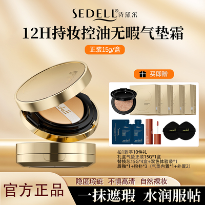 养肤控油无瑕美肌防水持妆气垫霜