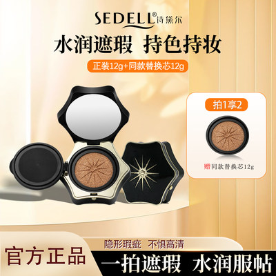 星灿系列气垫遮瑕持久不脱妆bb霜