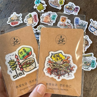 潮汕美食冰箱贴生腌豆花又艺原创手绘潮州汕头文创旅游手信纪念品