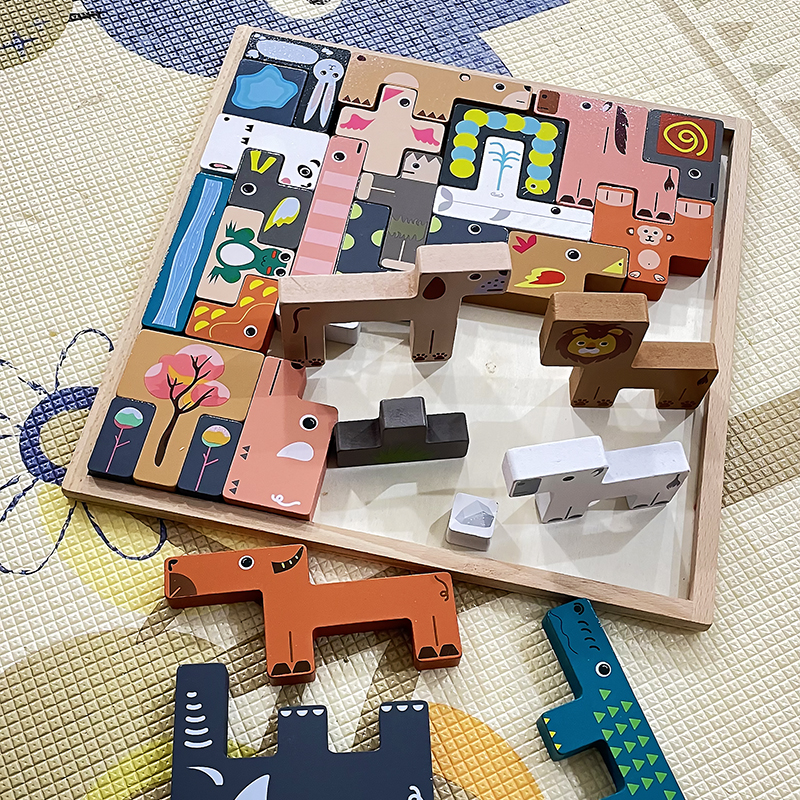 儿童创意俄罗斯方块拼图