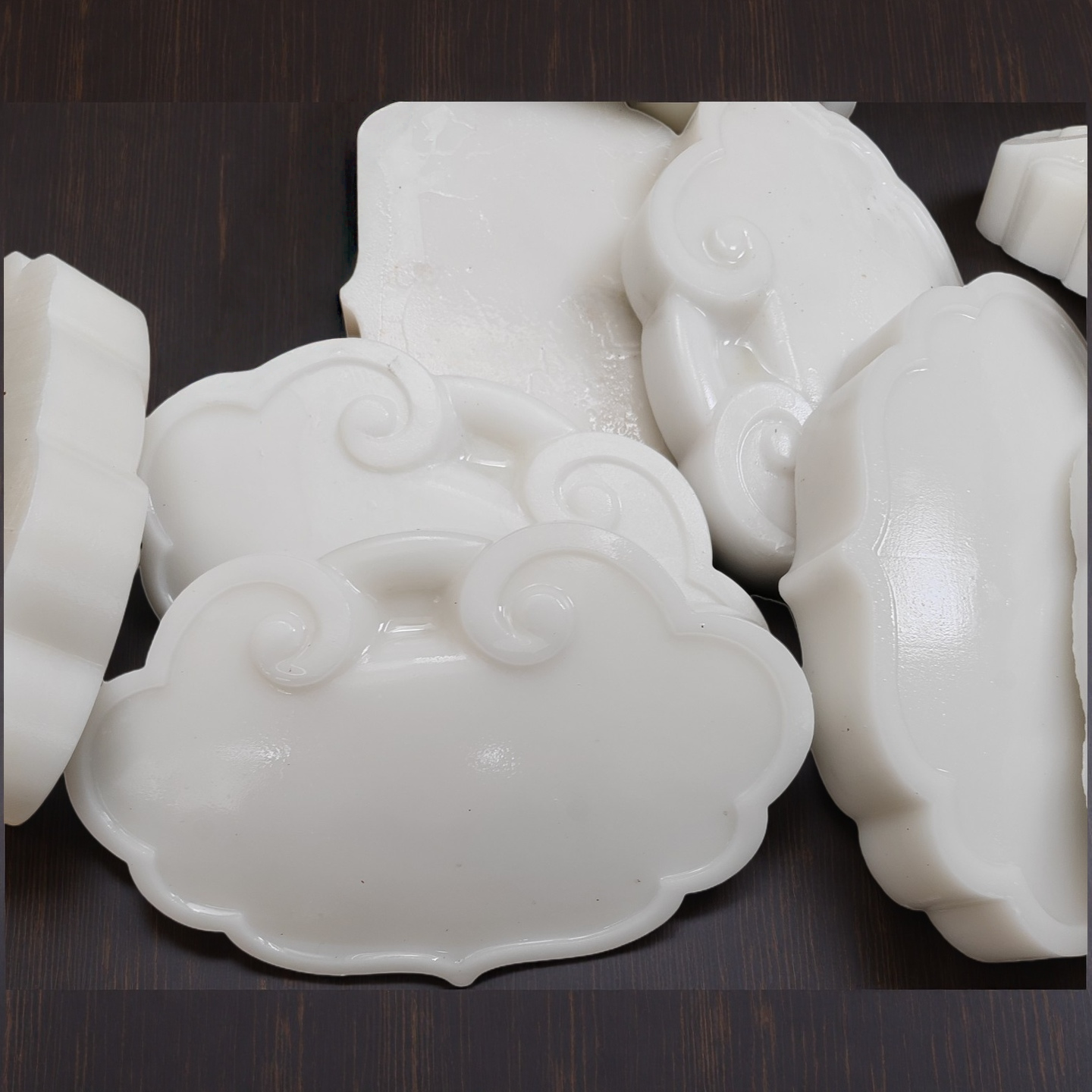 白玉如意摆件天然玉石如意新中式客厅玄关家居乔迁开业装饰礼品