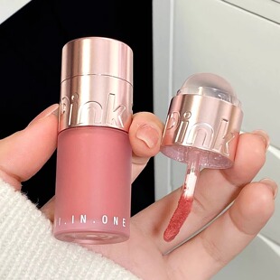 一支三用！pinkbear皮可熊两把刷子多用霜硅胶刷头眼影腮红口红