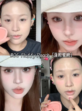 小猴子推荐！韩国Lilybyred爱心腮红膏提亮膨胀单色腮红正品女生