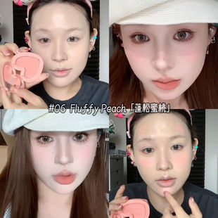 小猴子推荐！韩国Lilybyred爱心腮红膏提亮膨胀单色腮红正品女生