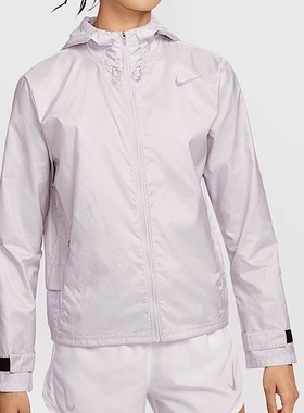 Nike running耐克女子跑步外套薄款速干连帽透气潮流正CU3218-511