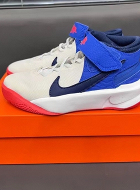 NikeTeam Hustle耐克大童青少年女子篮球鞋缓震防滑潮DD7303-103