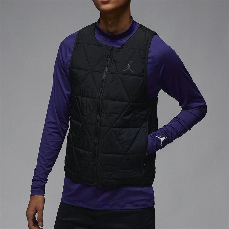 Nike耐克Jordan男子高尔夫马甲保暖拒水梭织简约修身正FB3266-010,运动服/休闲服装,棉马甲,淘宝优惠券,粉丝福利购,淘宝优惠卷