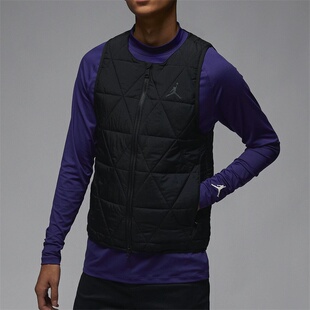 Nike耐克Jordan男子高尔夫马甲保暖拒水梭织简约修身 010 正FB3266