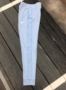 Nike swoosh耐克大童运动长裤多勾速干收腿休闲修身潮DA0771-436