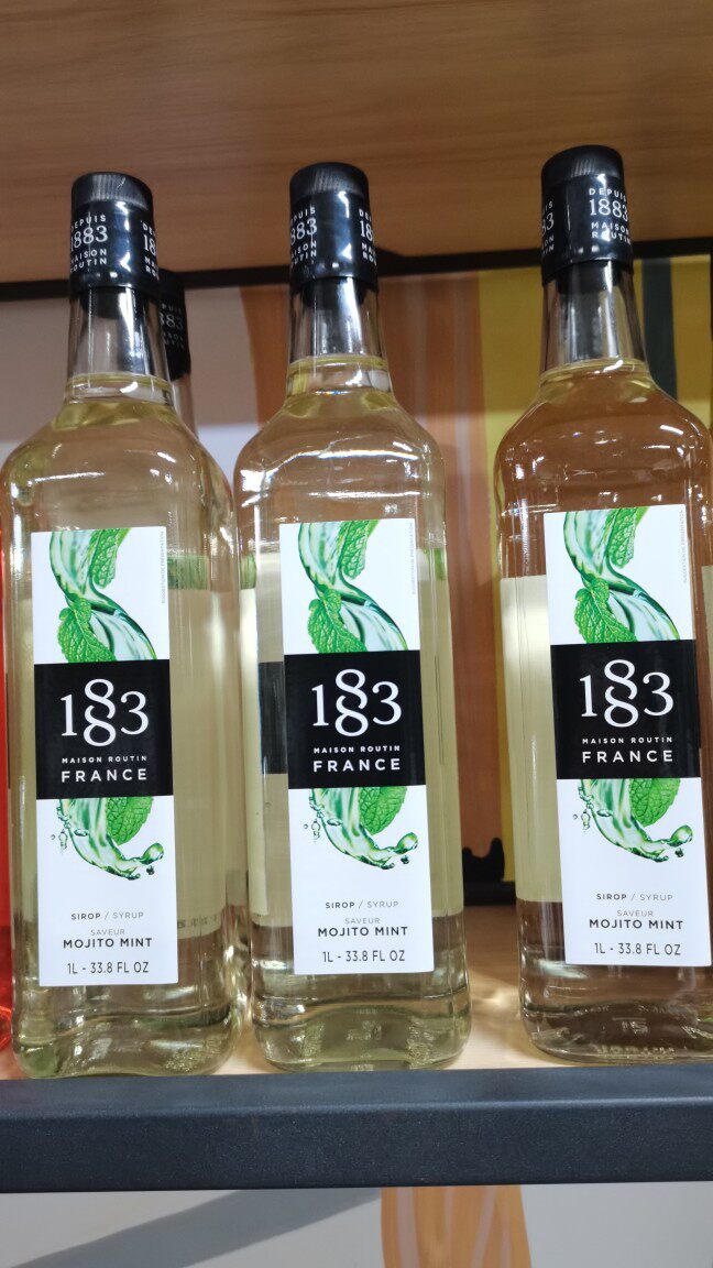 1883莫吉托薄荷味调味糖浆1升正品包邮量大从优