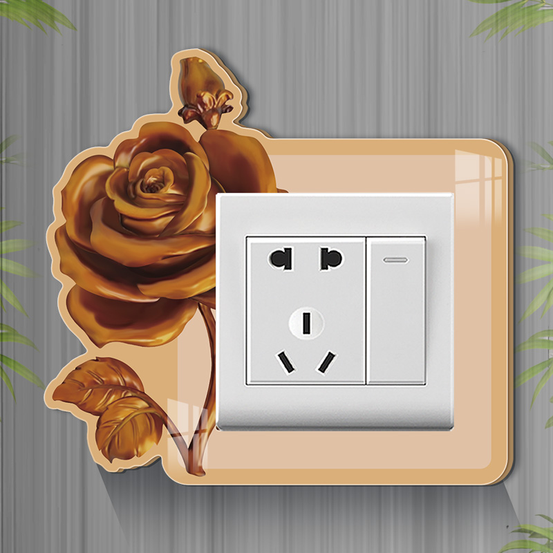 墙洞口装饰贴定制客厅插座边框套