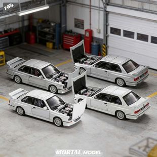 宝马E30 轿车版 合金汽车模型收藏 现货Mortal 可开盖