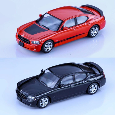 现货Rollin 1:64 道奇战马Dodege Charger 08 亮黑色 合金车模