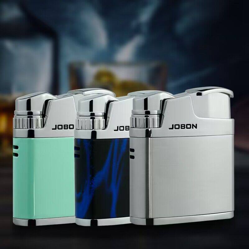 JOBON中邦充气防风打火机高颜值红焰按压打火个性创意刻字礼品潮
