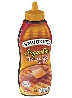 美国Smuckers无蔗糖早餐午茶糖浆Sugar Free Breakfast Syrup烘焙