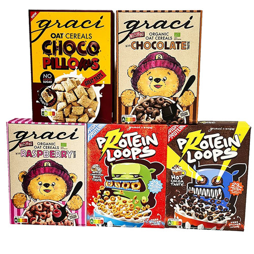 欧洲进口谷乐喜牌燕麦圈片Graci
