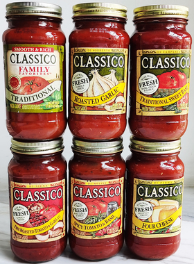 680g美国进口Classico Pasta Sauce经典牌多口味意面意粉酱汁芝士