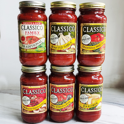 680g American Imported Classico Pasta Sauce Classic Brand Multi-Flavor Pasta Sauce Cheese