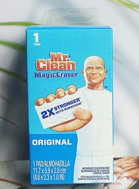 美国清洁先生牌清洁海绵擦Mr Clean Magic Eraser Original 1 Pad