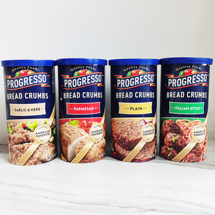 特价美国浦氏面包糠炸鸡翅猪扒烤鸡意式Progresso Bread Crumbs