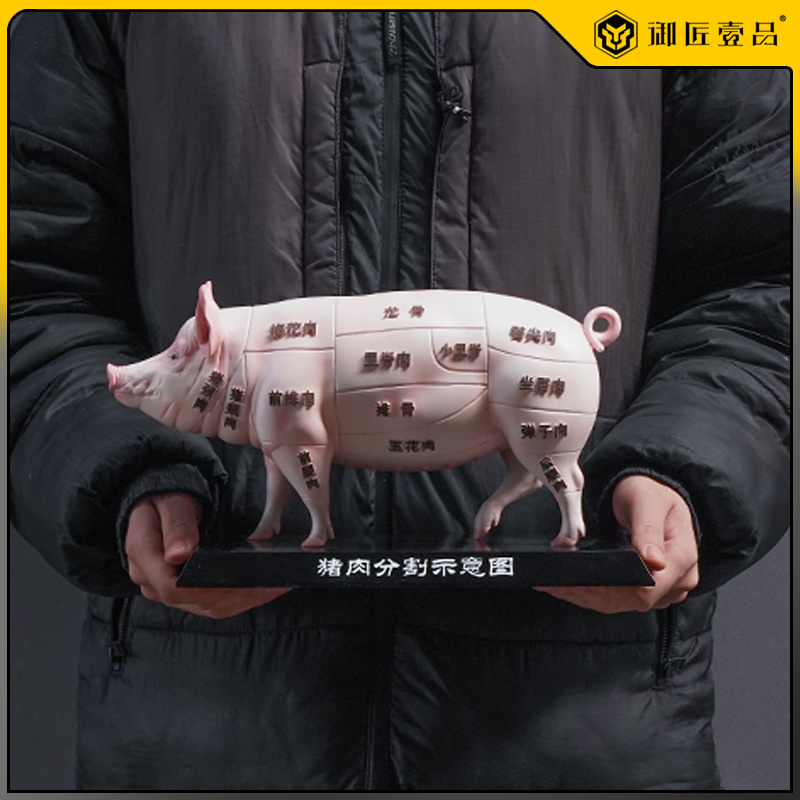 御匠壹品仿真猪肉分割模型摆件