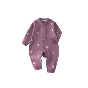 欧美婴儿衣服a类无骨新生儿连体衣四季款纯棉外出服新年拜年服