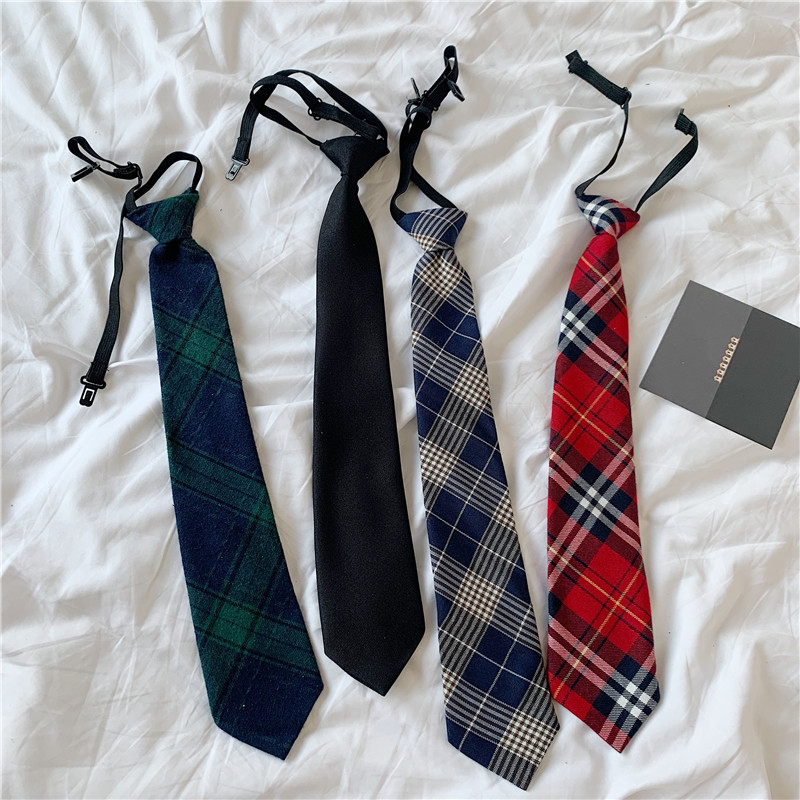 免打结jk制服校服配套学生网红款韩版衬衫领带女学院风复古装饰潮