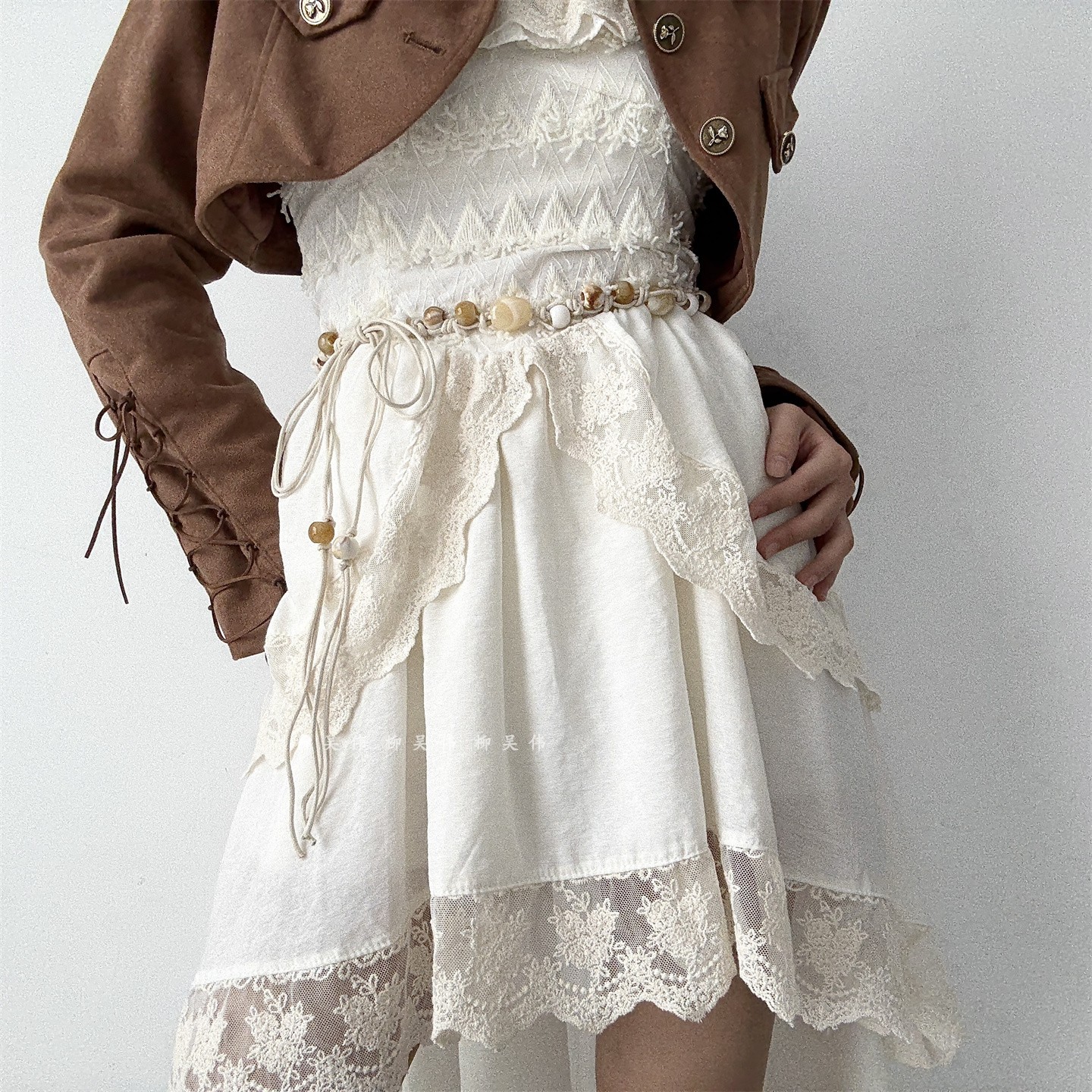 彩色珠珠~民族风波西米亚腰带