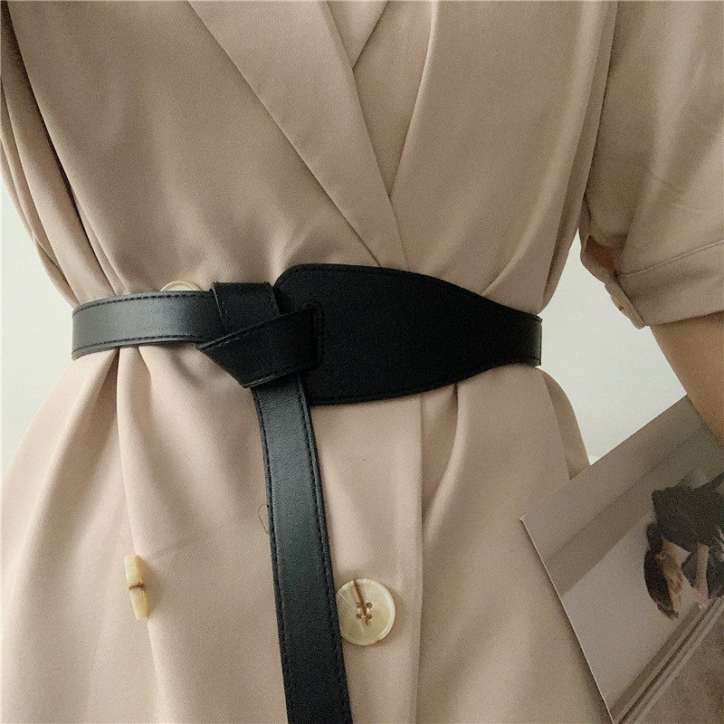 连衣裙子打结腰带女装饰显瘦外穿韩版时尚配西装腰封百搭皮带收腰