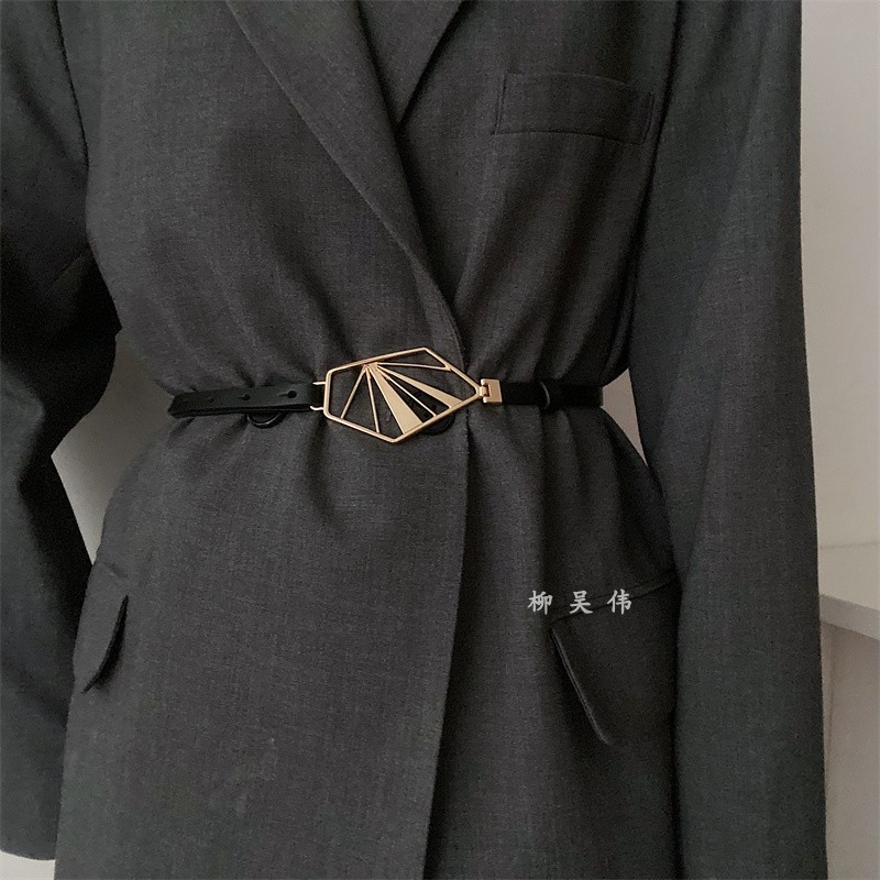 扇形高级感腰带设计感