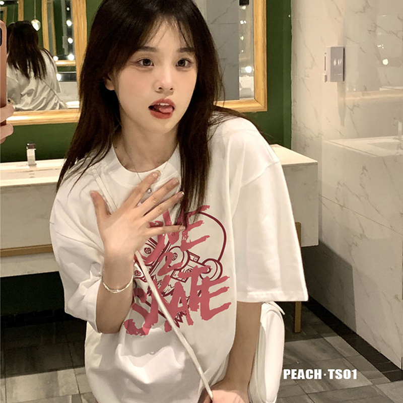 2022夏季ins新款短袖学生韩版