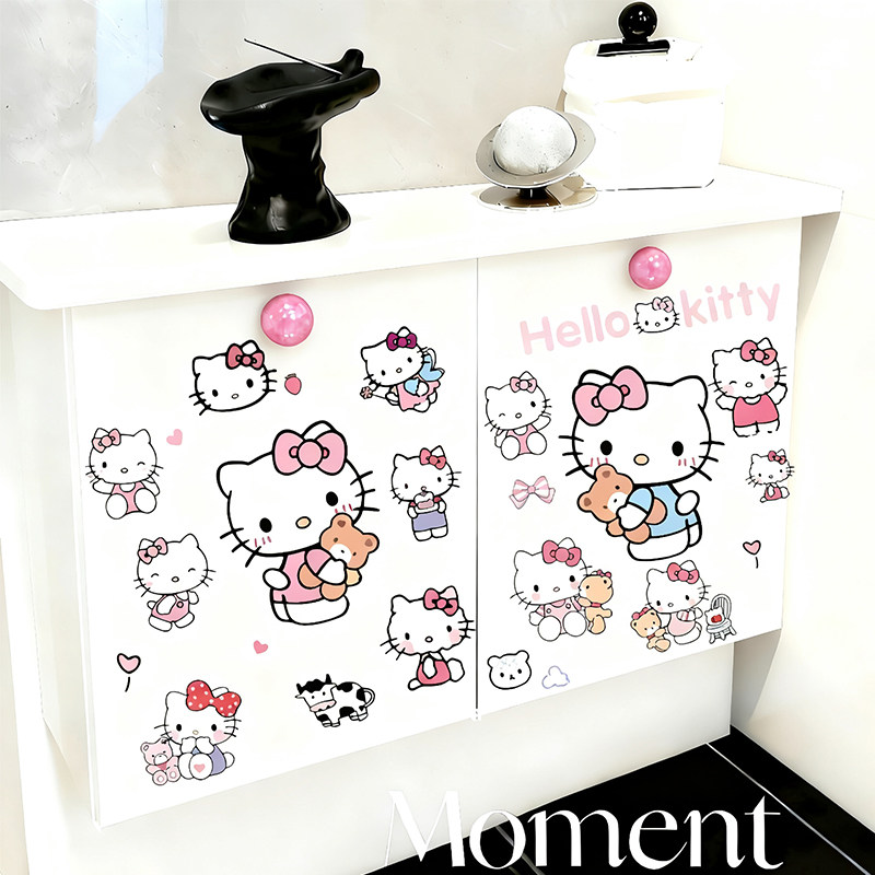 hellokitty卫生间马桶旁边侧边置物架壁挂纸巾盒姨妈巾收纳厕纸架