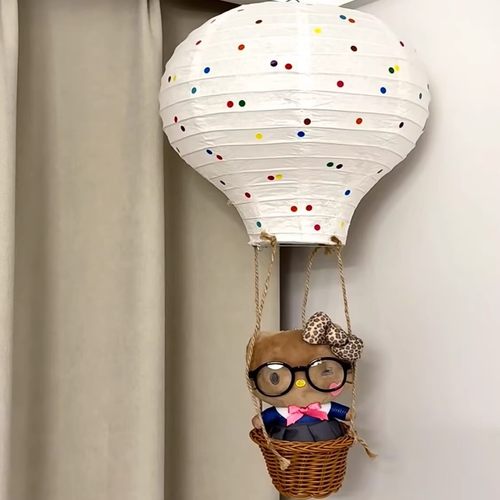热气球儿童房间装饰摆件创意