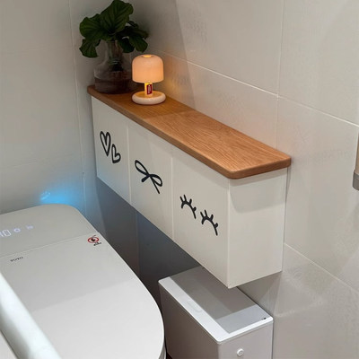 卫生间置物架壁挂姨妈巾收纳盒浴室厕纸盒厕所纸巾盒马桶旁高级感