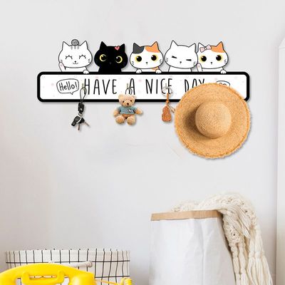 入户门玄关柜鞋柜钥匙收纳挂钩架