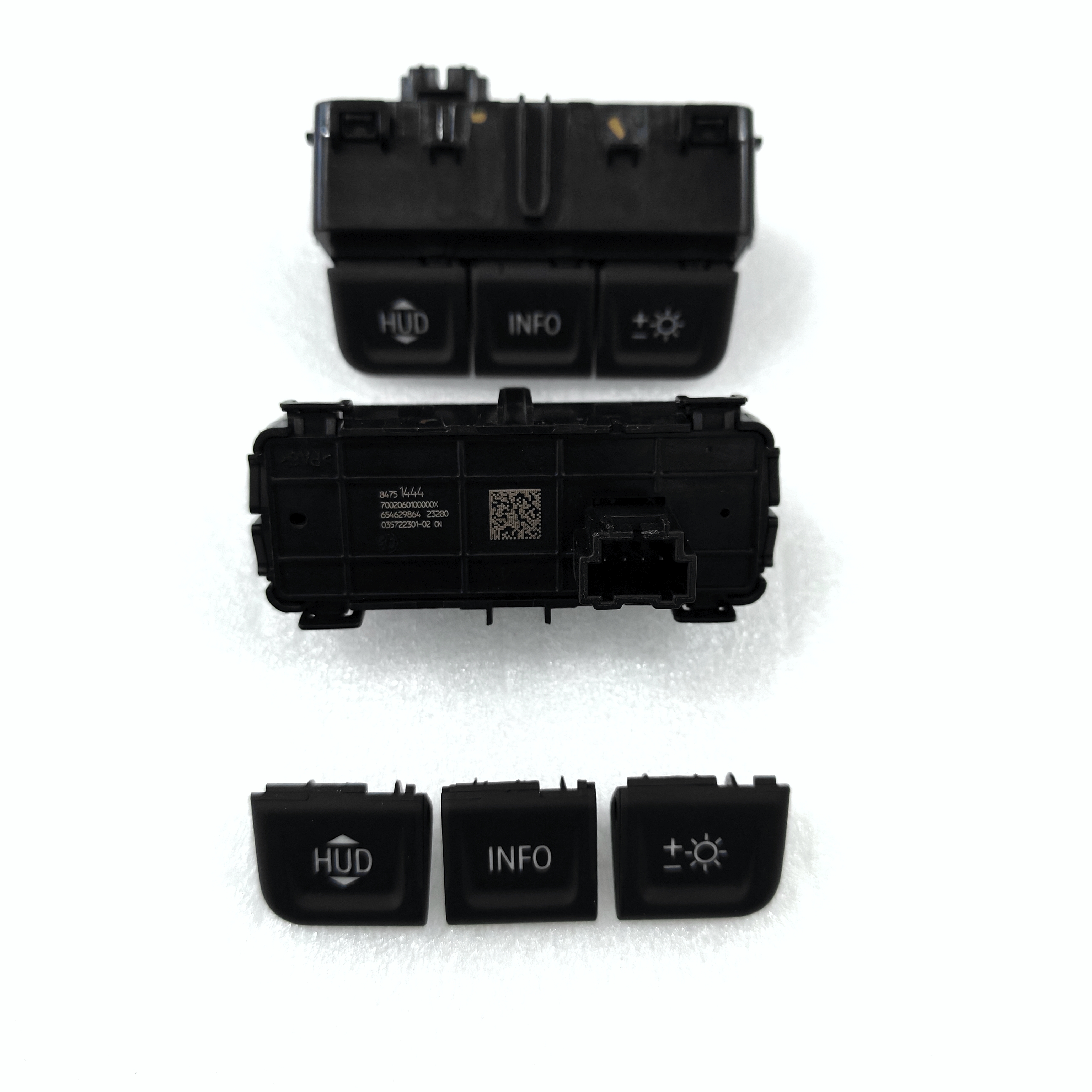 适用于别克昂科旗抬头显示器开关HUD按键INFO按钮纯正配件