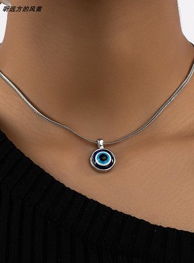 1.4cm恶魔之眼EvilEye锁骨链