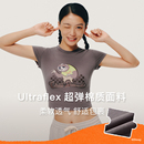 所有女生 内外橙标迪士尼疯狂动物城合作好弹正肩T恤通勤