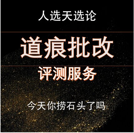 人选天选论路飞 捞石头理论 道痕记录道痕批改 诊断服务 出报告