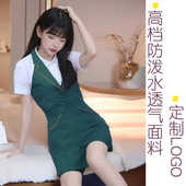 专用 家用服务员工作服酒店咖啡店厨师男士 像衣服一样 围裙新款