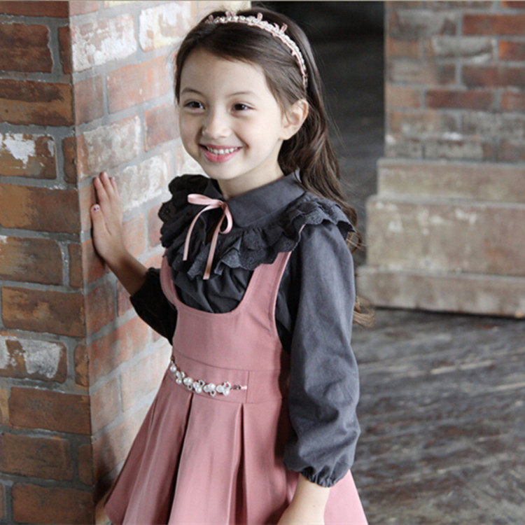 Chemise fille à manche longue - Ref 2087990 Image 3