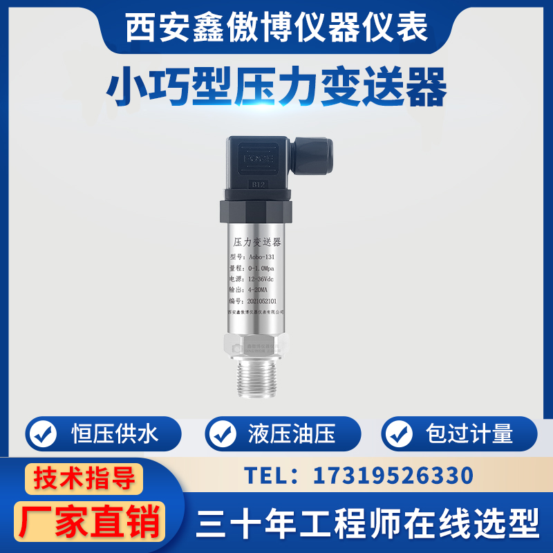 恒压供水小巧型压力变送器