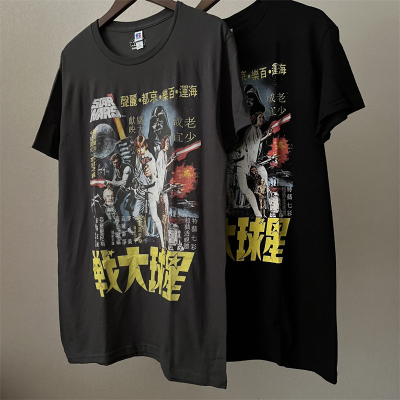 正品现货Star wars星球大战周边乐队Tee印花Vintage现行版短袖T恤