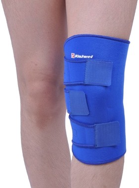 厂家直销正品凯威0633运动护膝羽毛篮球搭扣男女通用可调节单只装