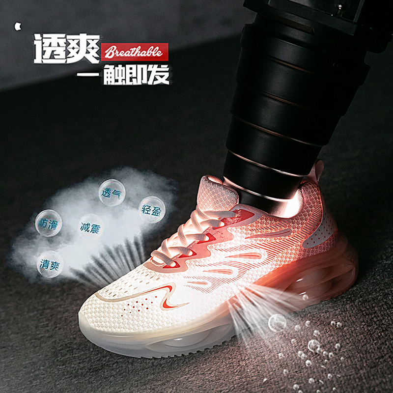 2025气垫休闲鞋女鞋运动鞋新款鞋子透气跑步学生软底休闲轻便弹力