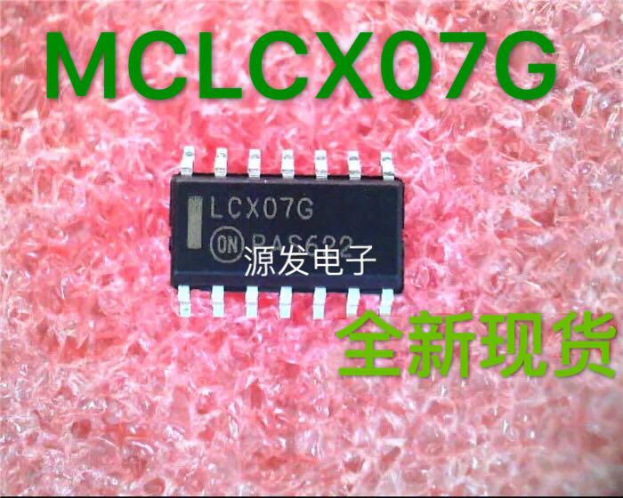 全新现货MC74LCX07DR2G  LCX07G  SOP14  ON  全新进口