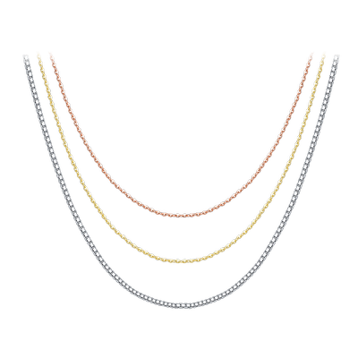 京润珍珠S925银素吊坠链