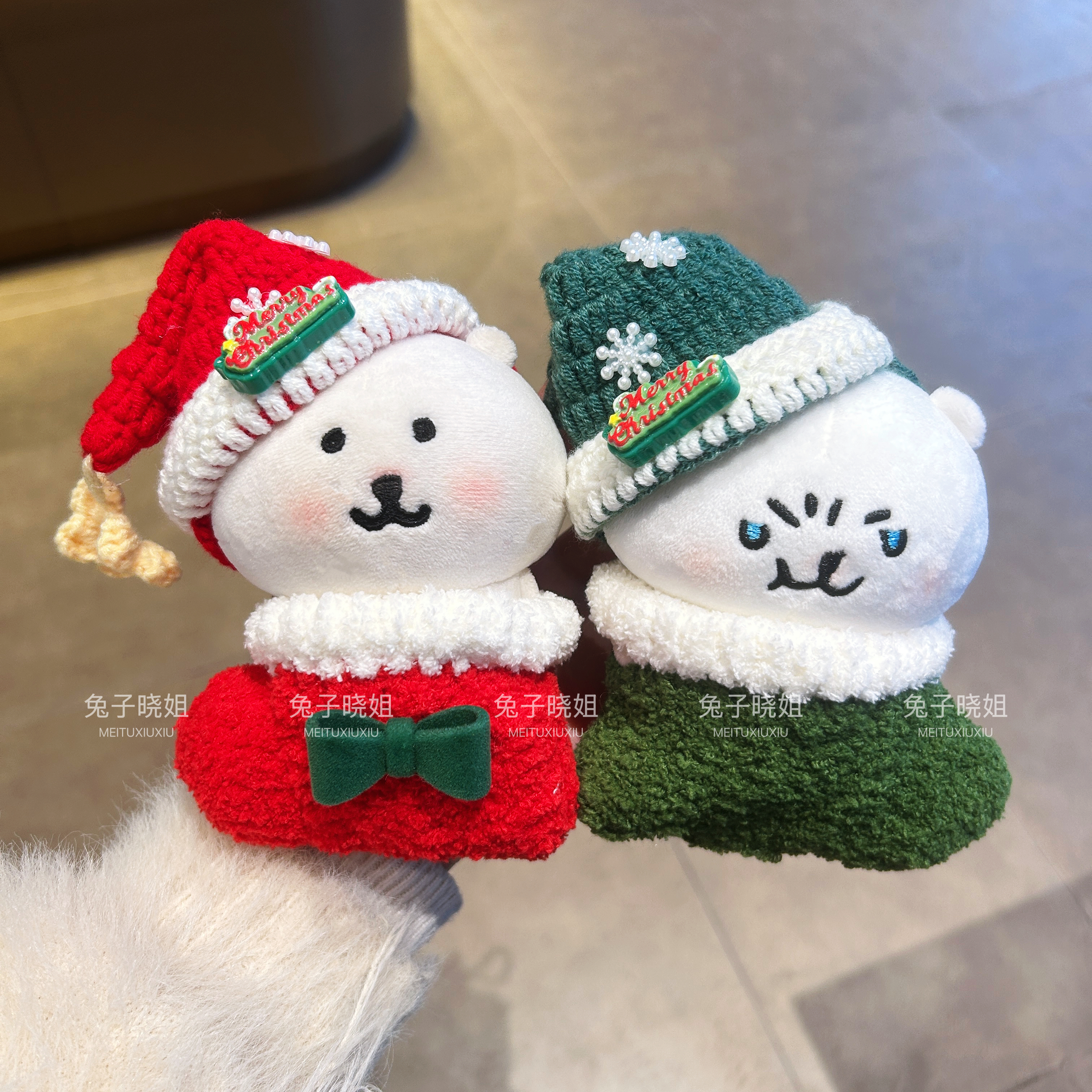 自嘲熊头套13cm娃衣头套口水巾