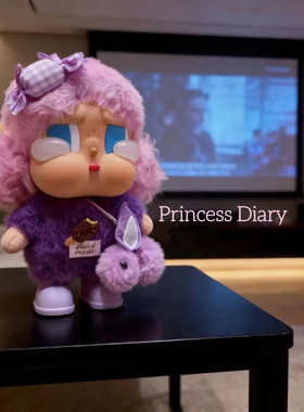 哭娃一起冲浪娃衣搪胶糖果系列娃衣crybaby紫色毛毛衣套装秋冬款