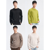 HOMME 插肩袖 美利奴羊毛宽松男士 UNICA 套头针织衫